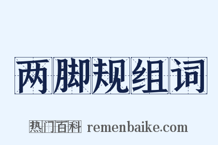 两脚规组词是什么意思的图片